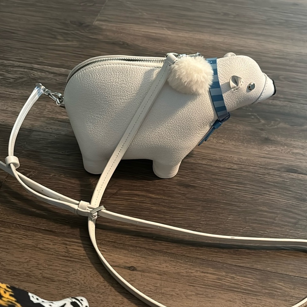 Kate Spade polar bear purse